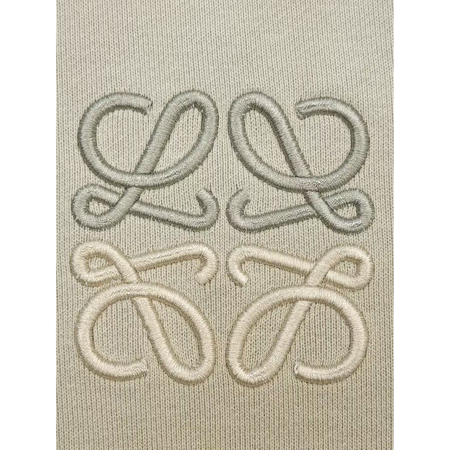 <p>Loewe 洗水圆领卫衣(卡其色)</p>