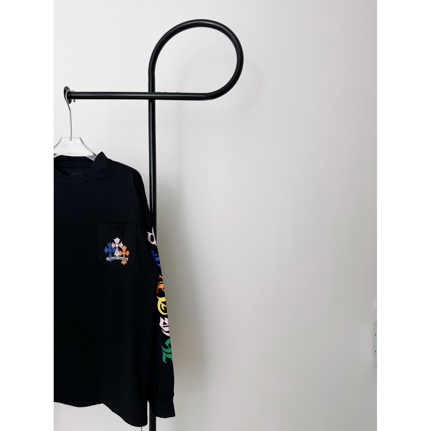 <p>Chrome Hearts 彩色十字圆领长T(HE272黑)</p>