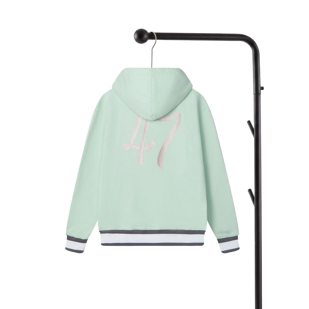 <p>Dior 绣花帽衫卫衣(綠)</p>