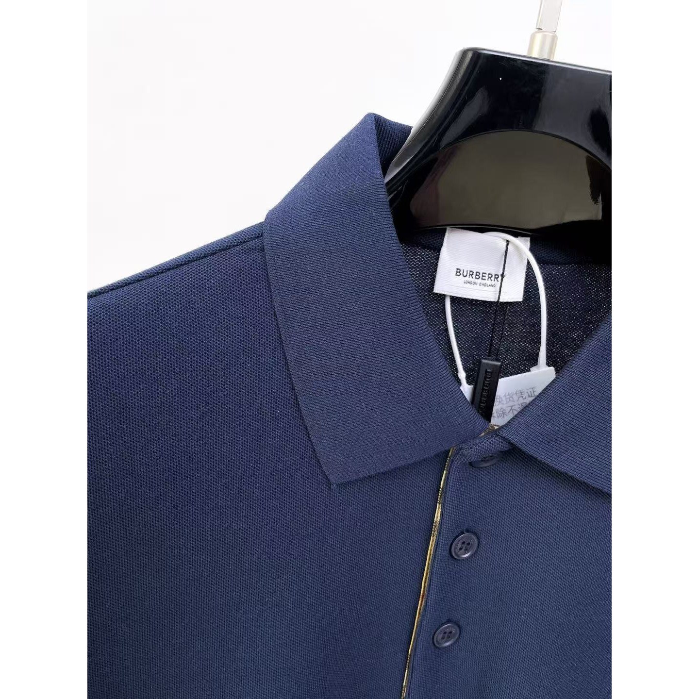<p>BURBERRY 长袖Polo衫(藍)</p>