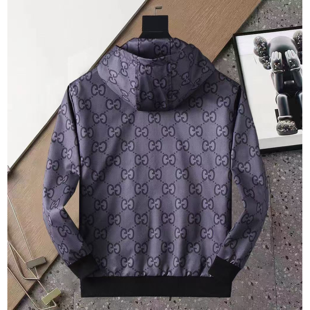 <p>GUCCI 男士夹克外套(深紫)</p>