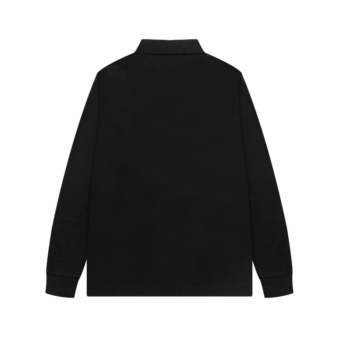 <p>Arc'teryx 高端珠地棉休闲长袖POLO衫(黑)</p>