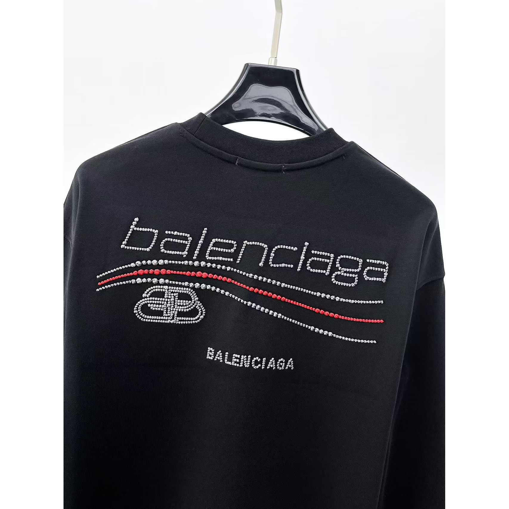<p>Balenciaga 圓領長袖T恤(黑)</p>