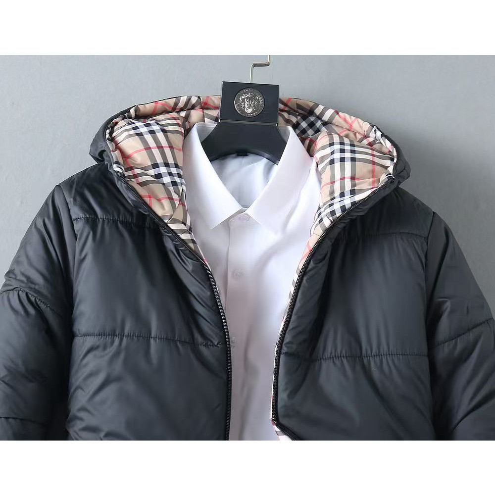 <p>BURBERRY 加厚棉服外套(黑)</p>