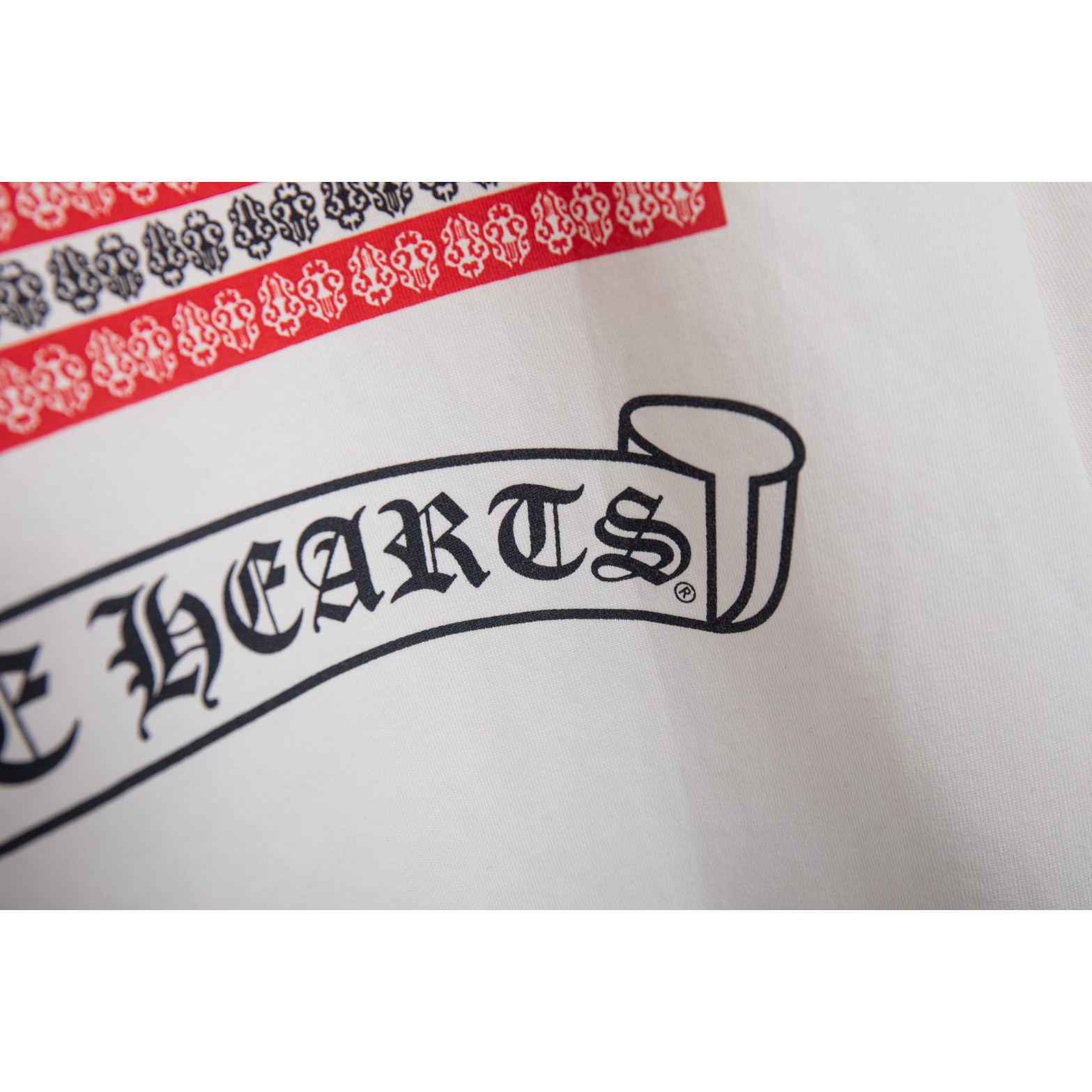 <p>CHROME HEARTS 国旗印花圆领长袖<br />
(PJ0251)(白色)</p>