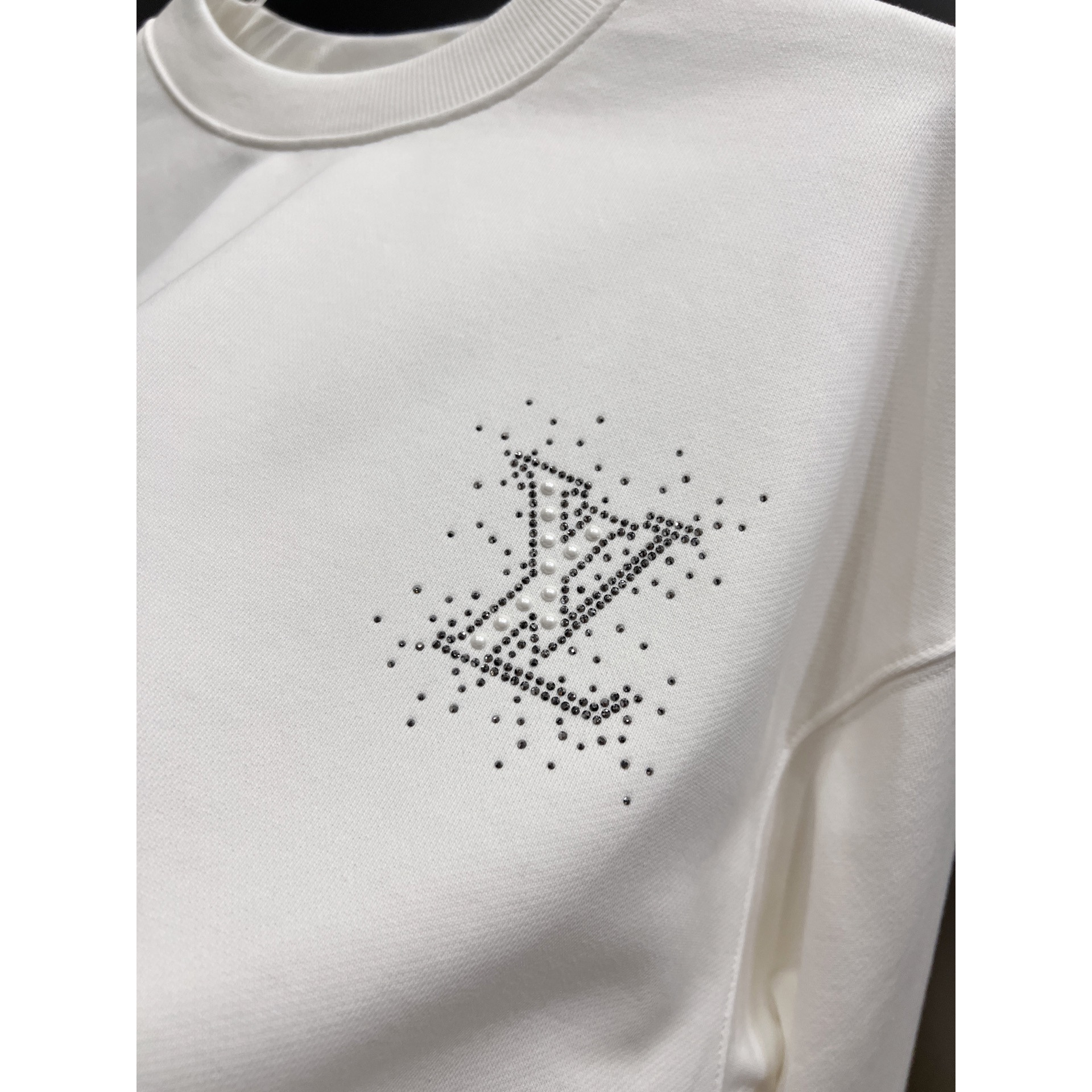 <p>LV 圆领长袖卫衣(白)</p>