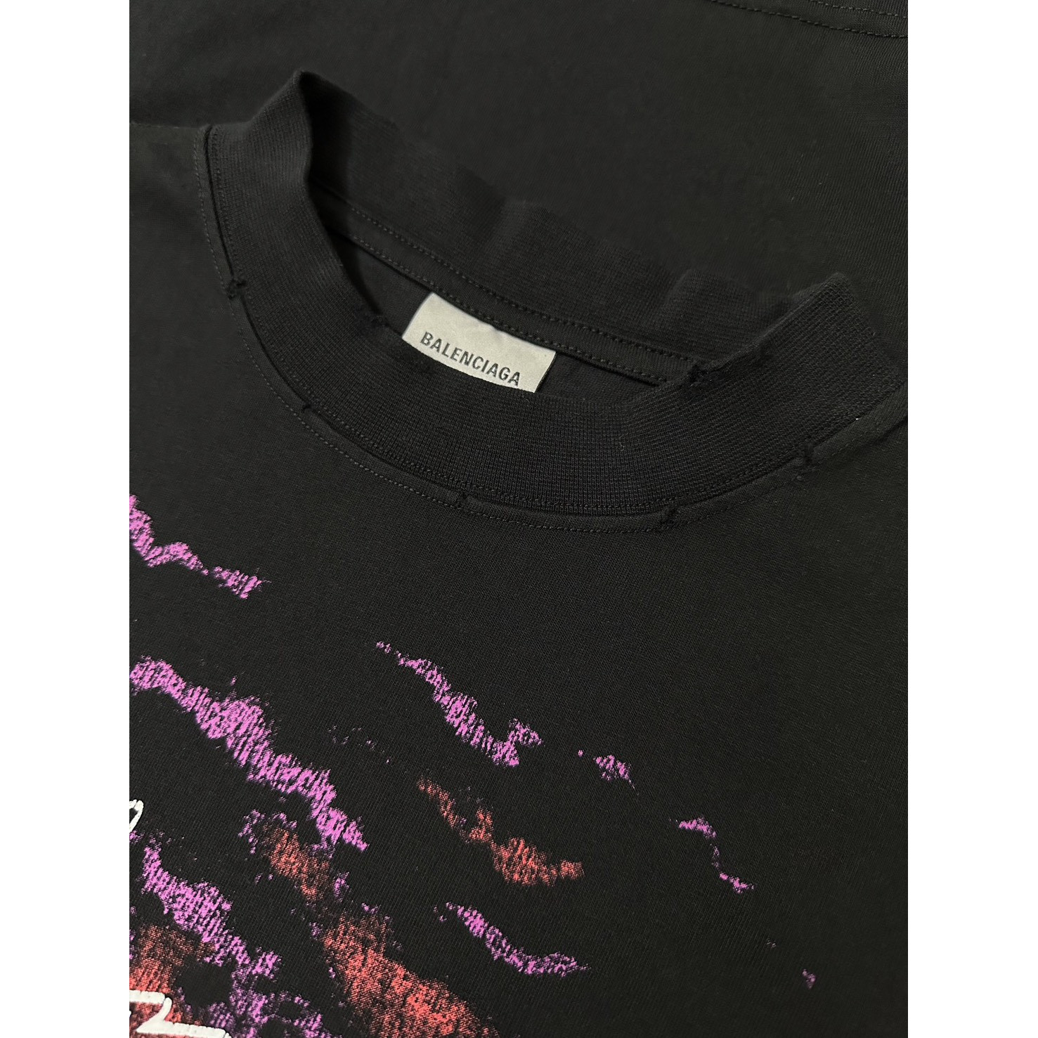 <p>Balenciaga 夕阳西下印花短袖T恤</p>