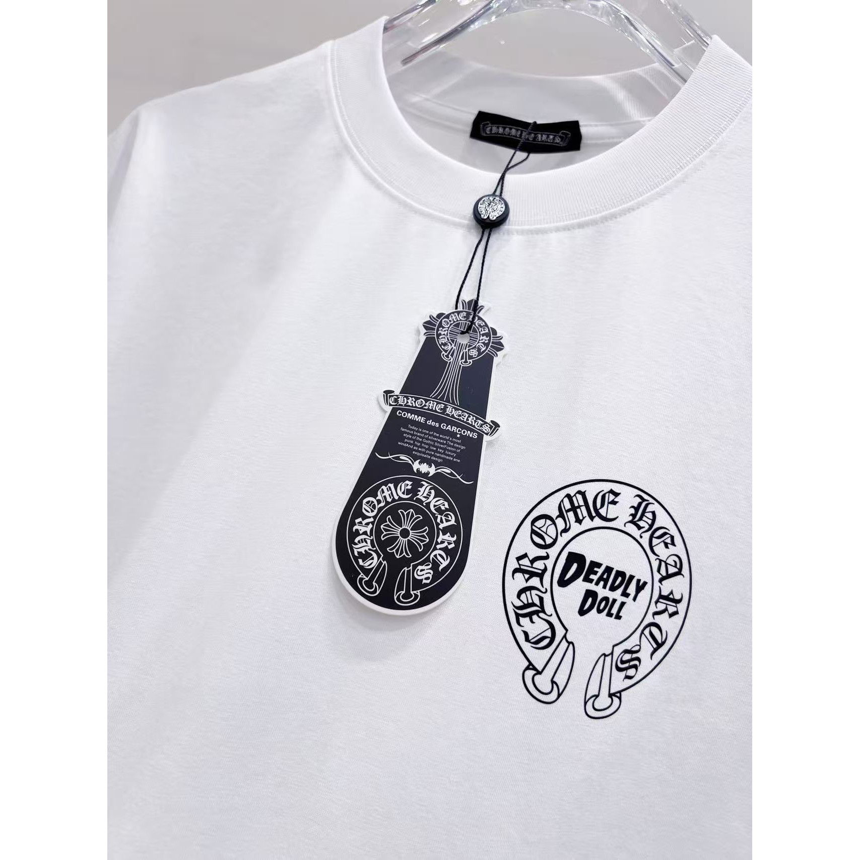 <p>CHROME HEARTS &amp; Deadly Doll 联名短袖(白)</p>
