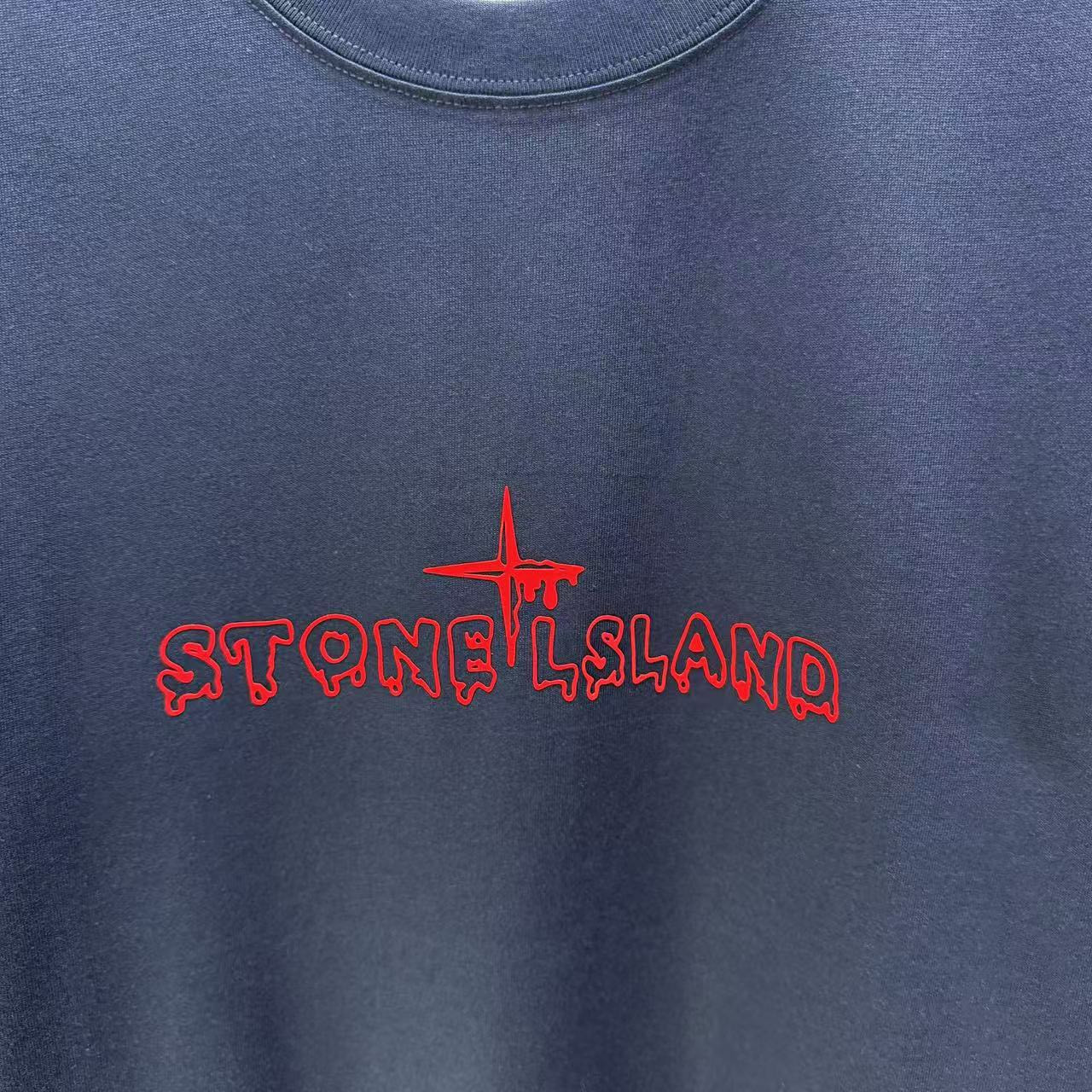 <p>Stone Island 短袖T恤(深藍紅標)</p>