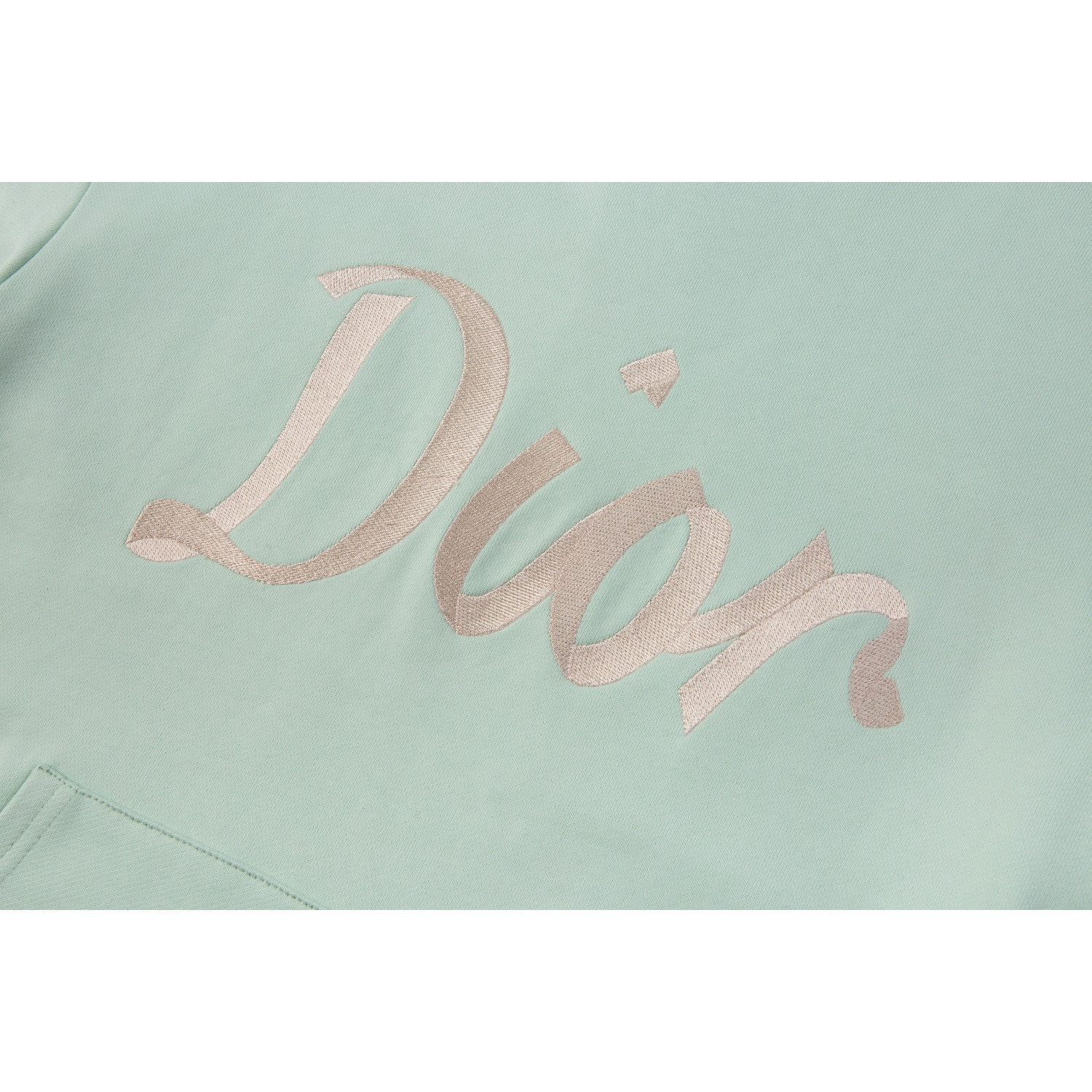 <p>Dior 绣花帽衫卫衣(綠)</p>
