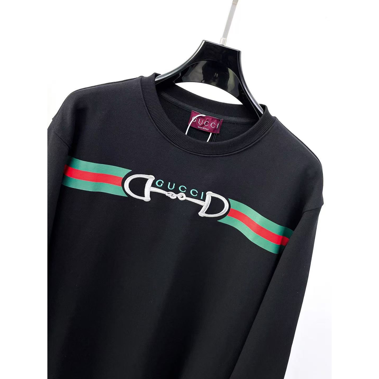 <p>GUCCI 圆领卫衣(黑)</p>