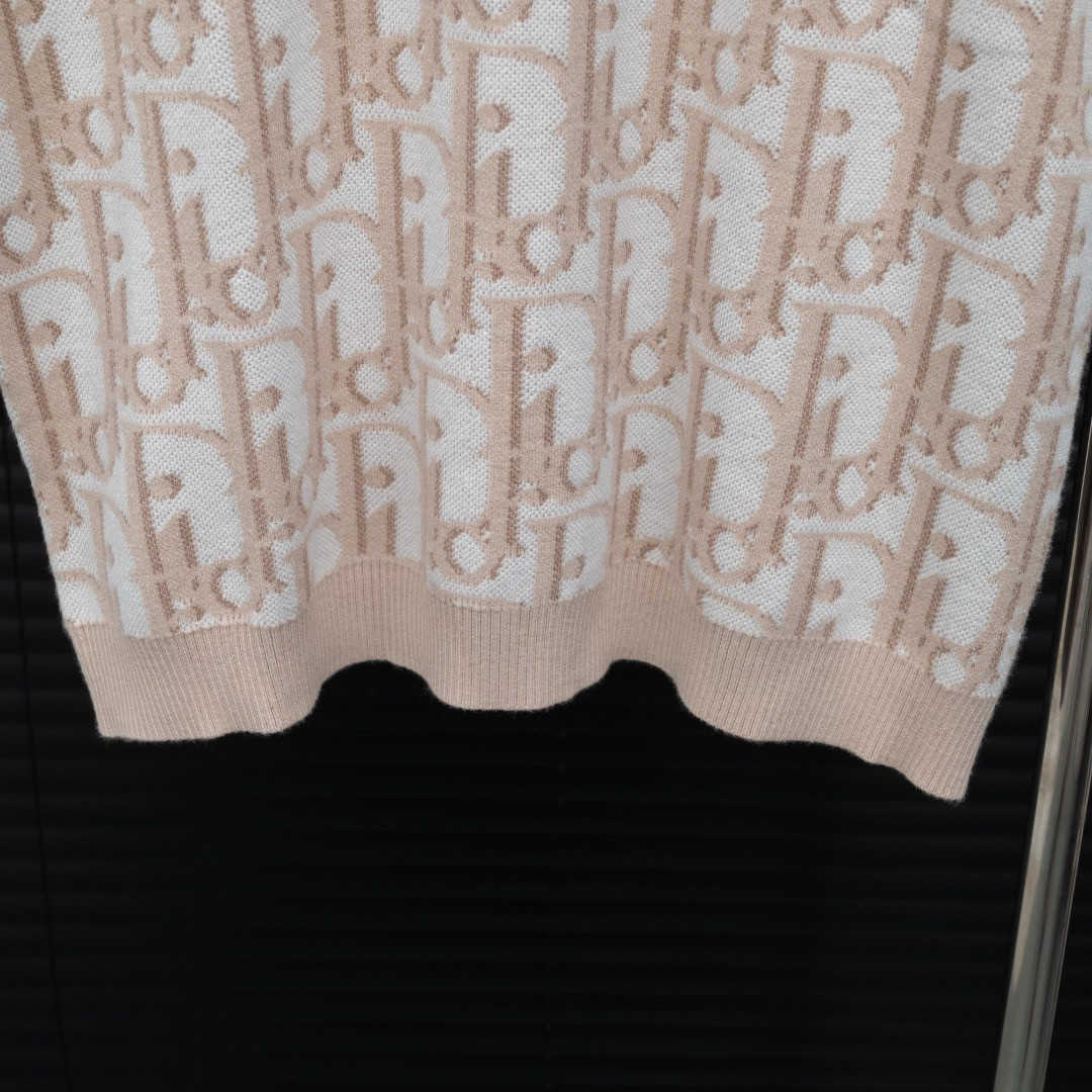 <p>DIOR 满印提花针织短袖</p>