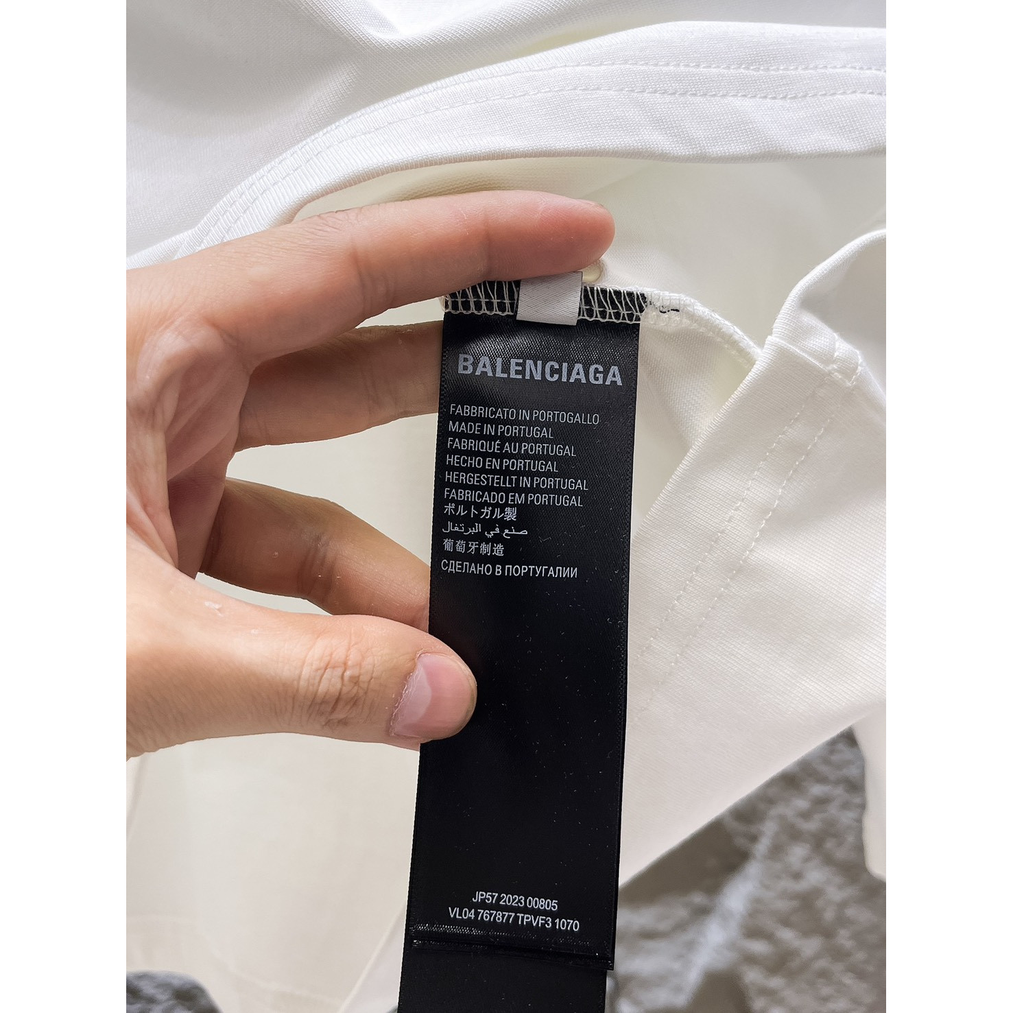 <p>Balenciaga 长袖T恤(白)</p>
