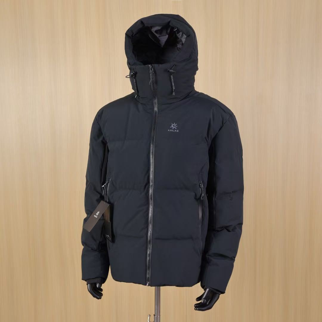 <p>KAILAS 达古冬季户外抗寒加厚登山防风服(黑)</p>