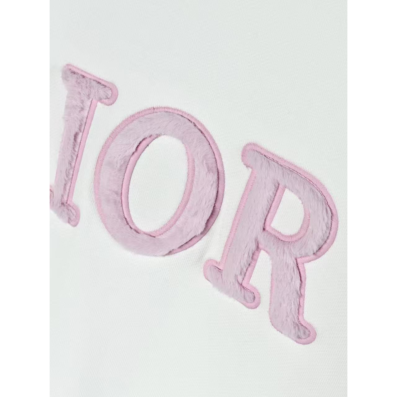 <p>DIOR 刺绣圆领卫衣(白)</p>