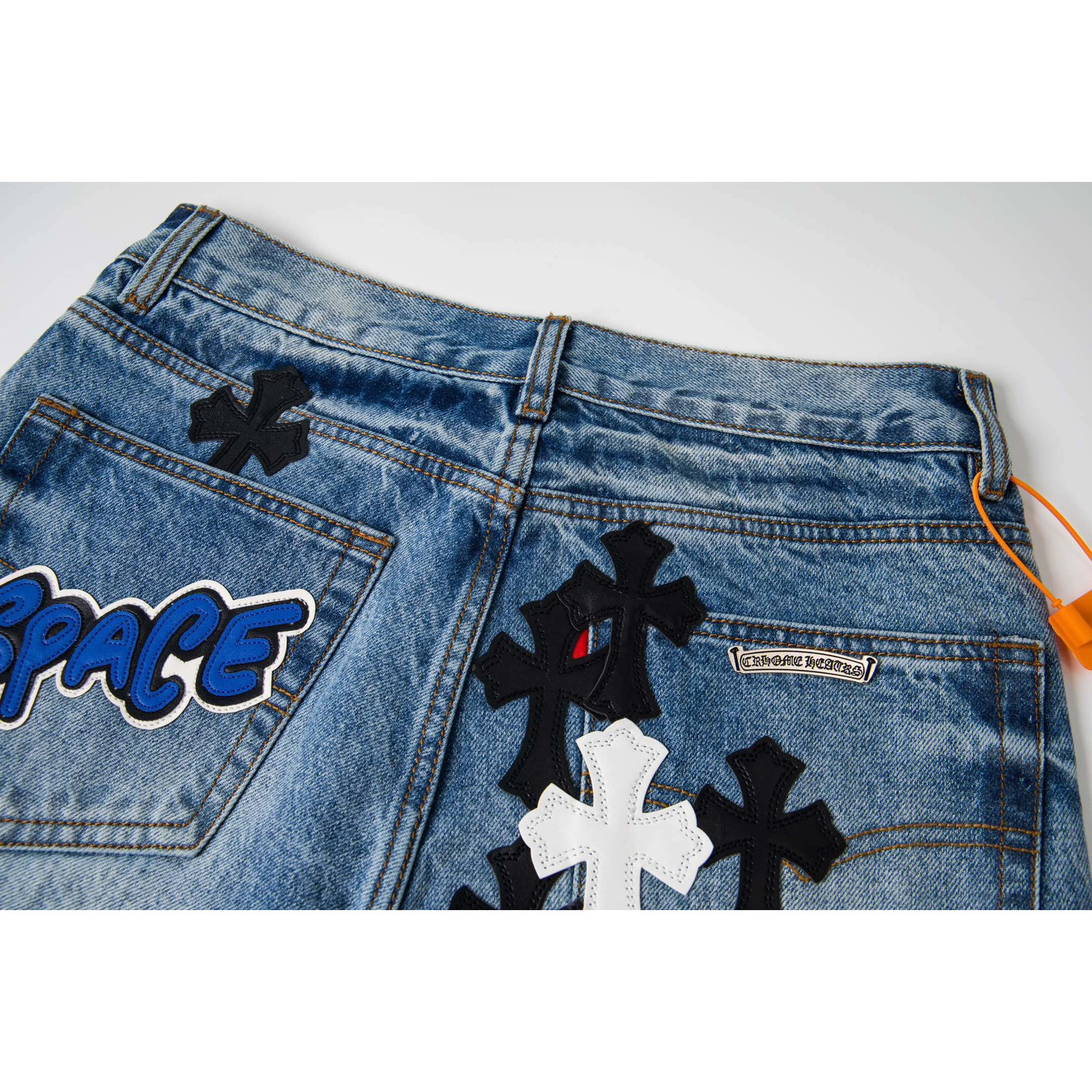 <p>CHROME HEARTS Sex章鱼牛仔裤(1759#)</p>