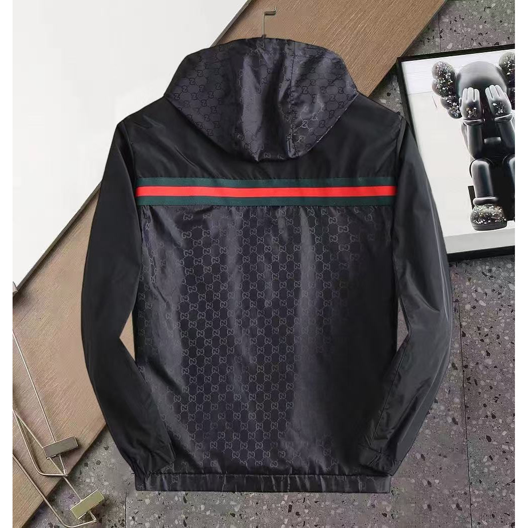 <p>GUCCI&nbsp;男士夹克外套(黑)</p>