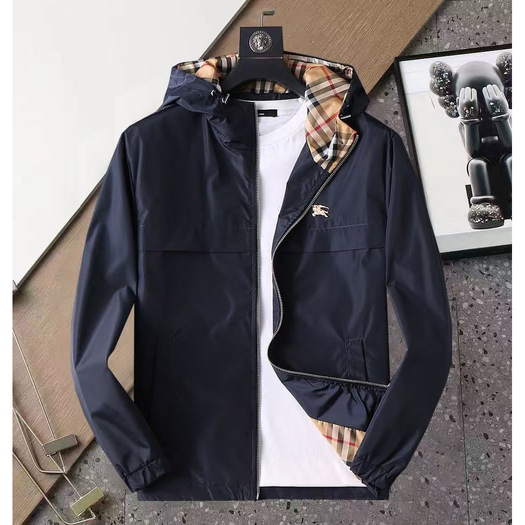 <p>BURBERRY 男士夹克外套(深藍)</p>
