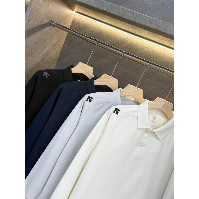 <p>DESCENTE 加絨POLO衫</p>