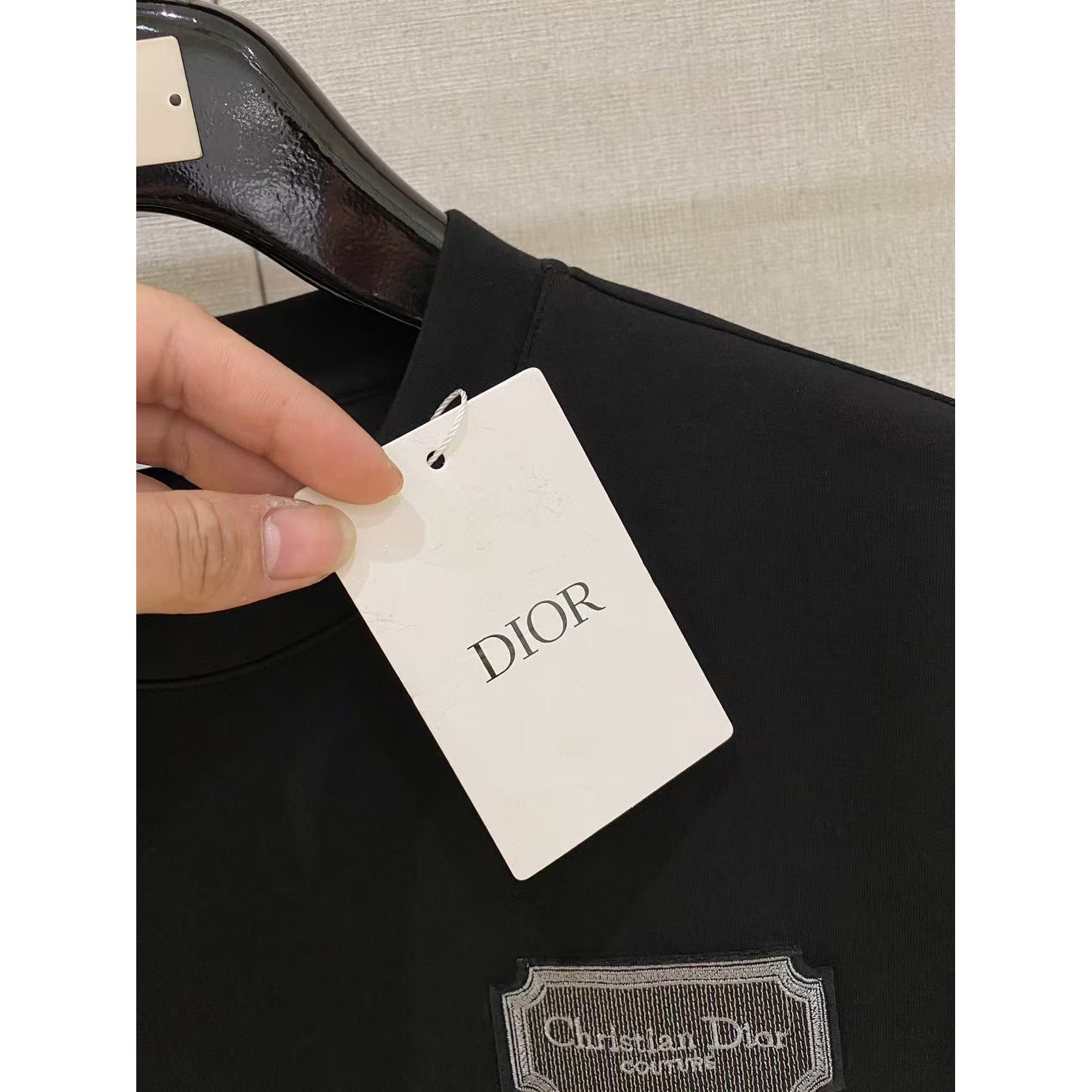 <p>DIOR 太空棉卫衣(黑)</p>