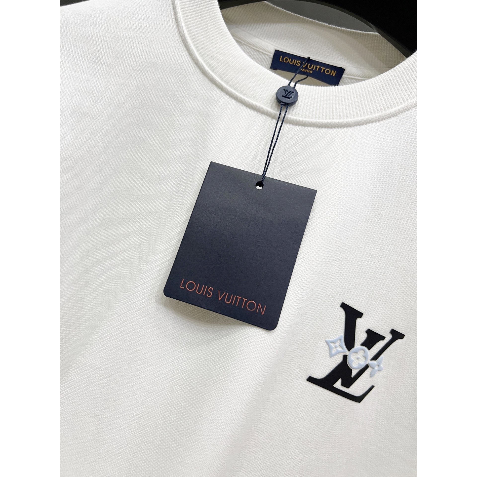 <p>LV 圆领长袖卫衣(白)</p>