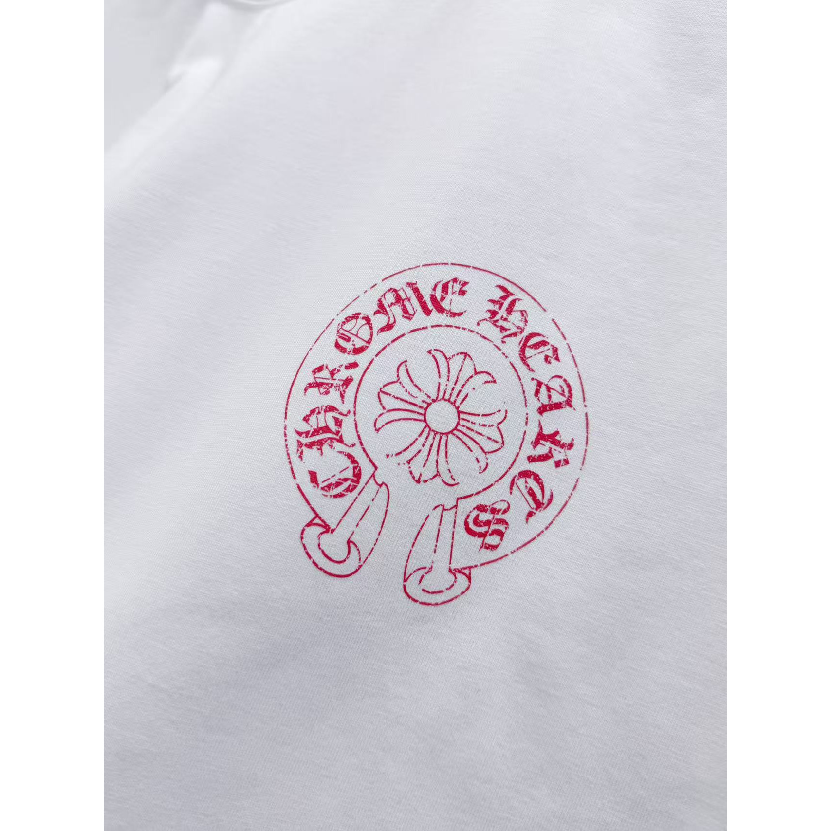 <p>CHROME HEARTS 印花logo短袖T恤(白)</p>