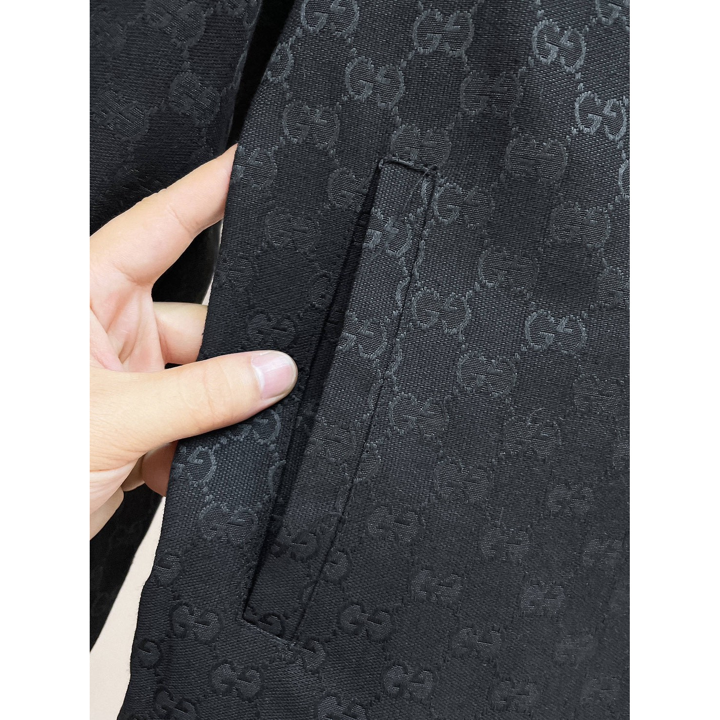 <p>GUCCI 男士夹克外套(黑)</p>