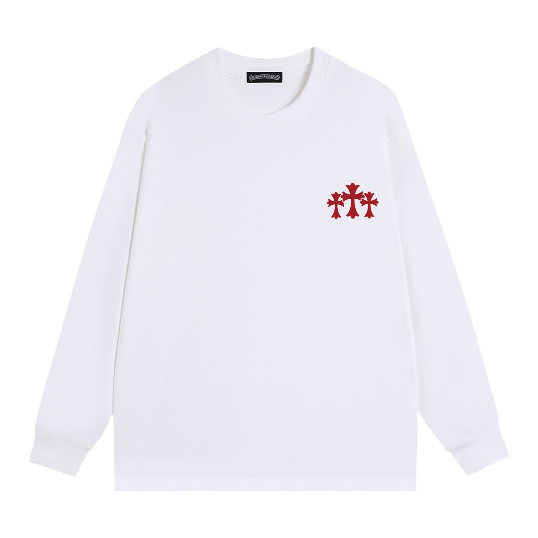<p>CHROME HEARTS 长袖T恤(白)</p>