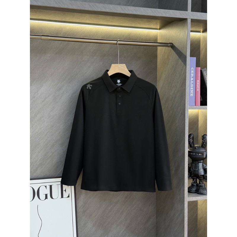 <p>DESCENTE 加絨POLO衫</p>