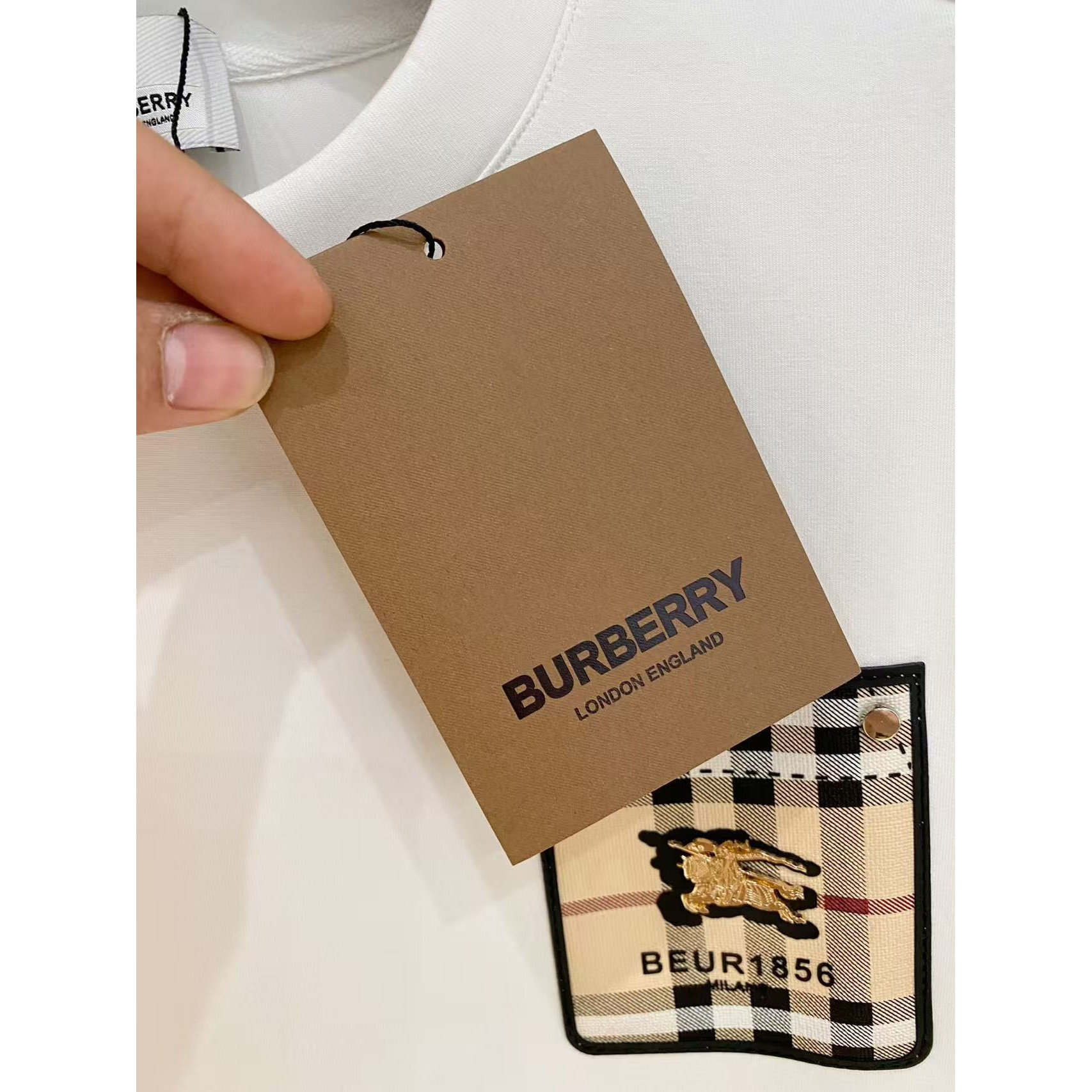 <p>BURBERRY 太空棉卫衣(白)</p>