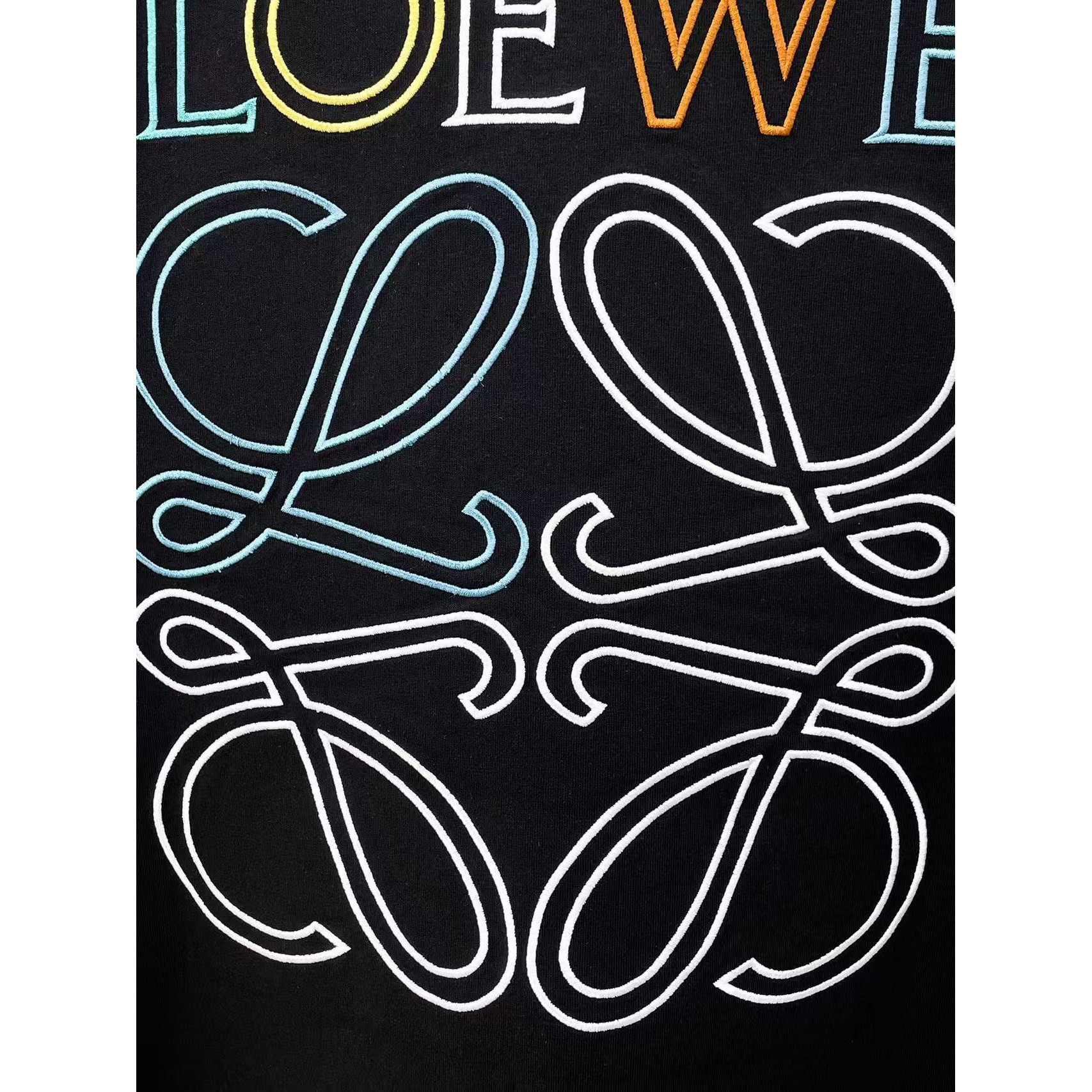 <p>LOEWE 专柜新款短袖T恤(黑)</p>