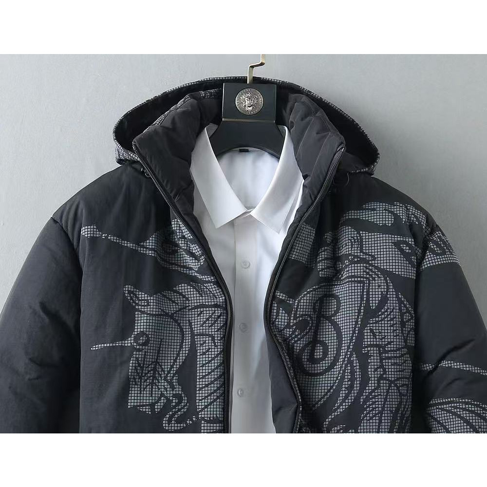 <p>BURBERRY 加厚棉服外套(黑)</p>