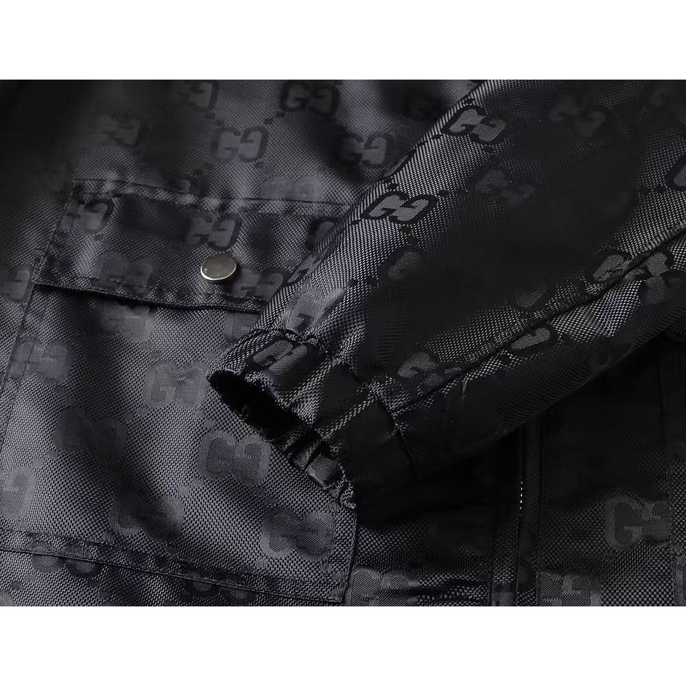 <p>GUCCI 男士夹克外套(黑)</p>