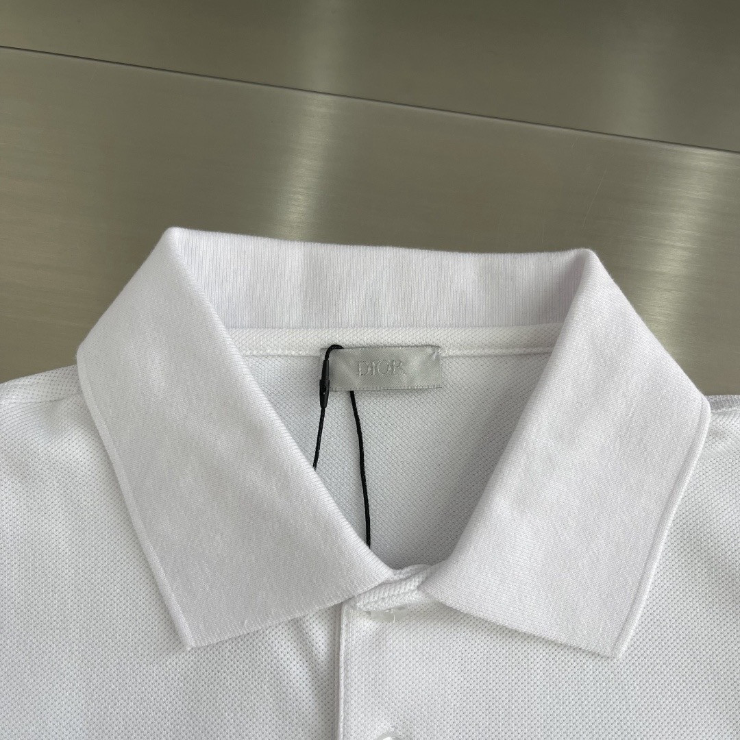<p>DIOR&nbsp;短袖翻领polo衫(白)</p>