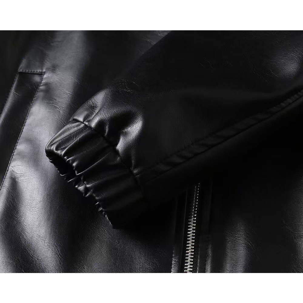 <p>PRADA 男士皮夹克外套(黑)</p>