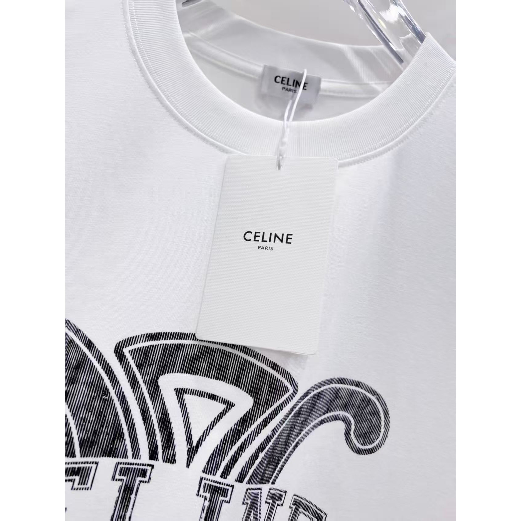 <p>CELINE 短袖圆领T恤(白)</p>
