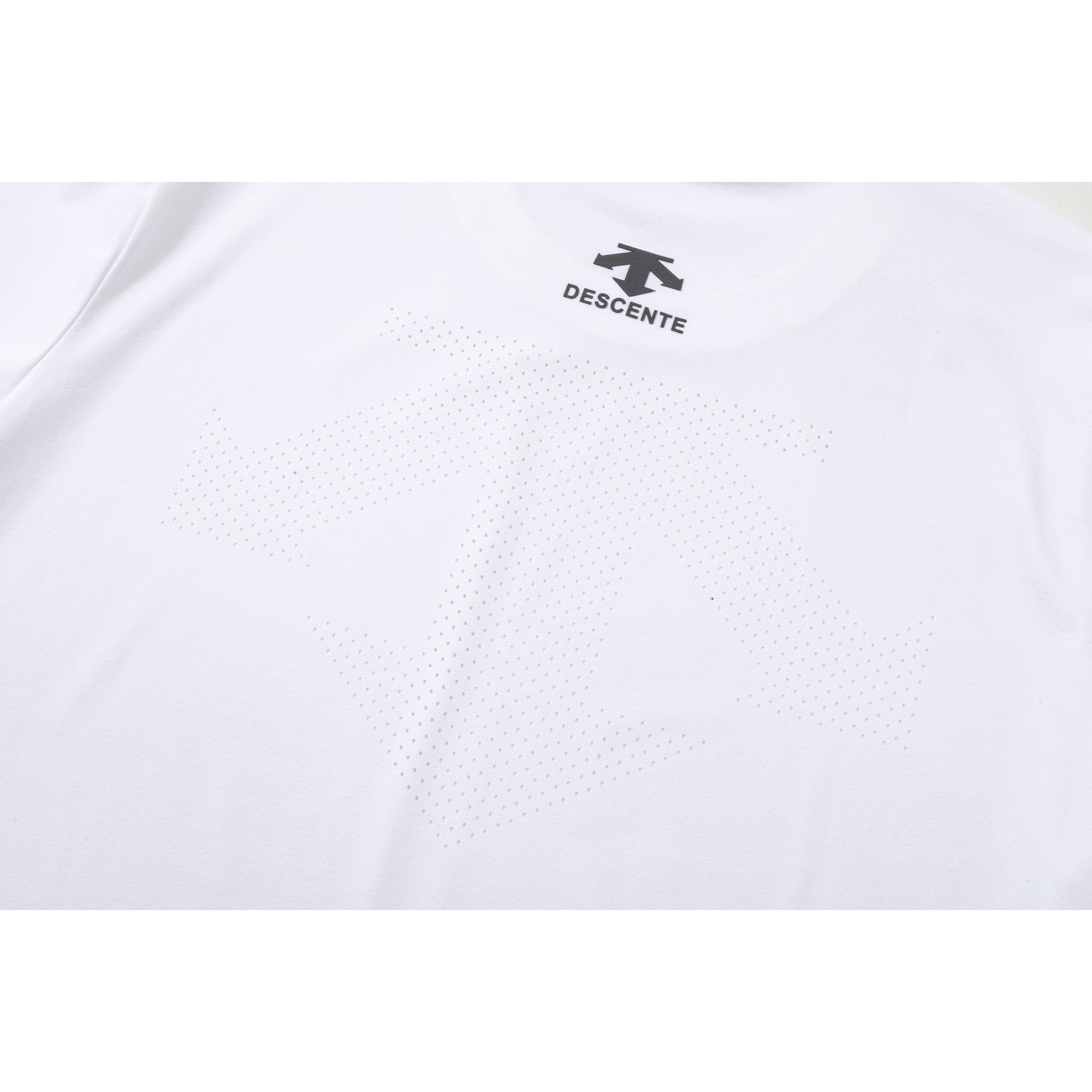 <p>DESCENTE 速干机能短袖T恤(白)</p>