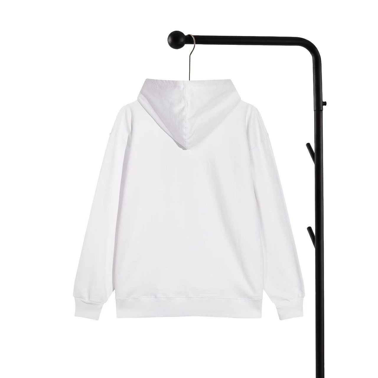 <p>Dior logo绣花帽衫卫衣(白)</p>