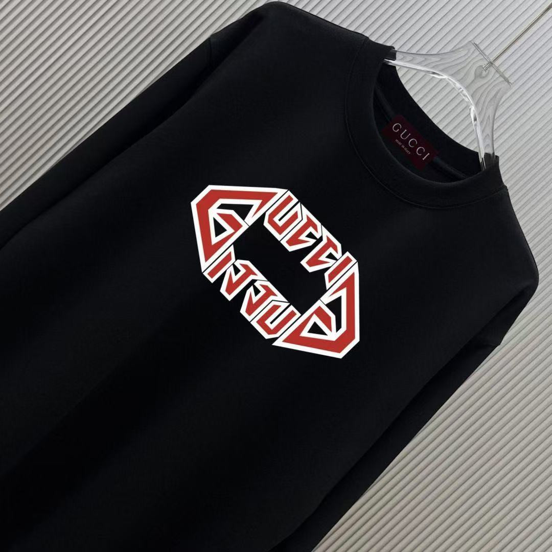 <p>GUCCI 长袖卫衣T恤(黑)</p>