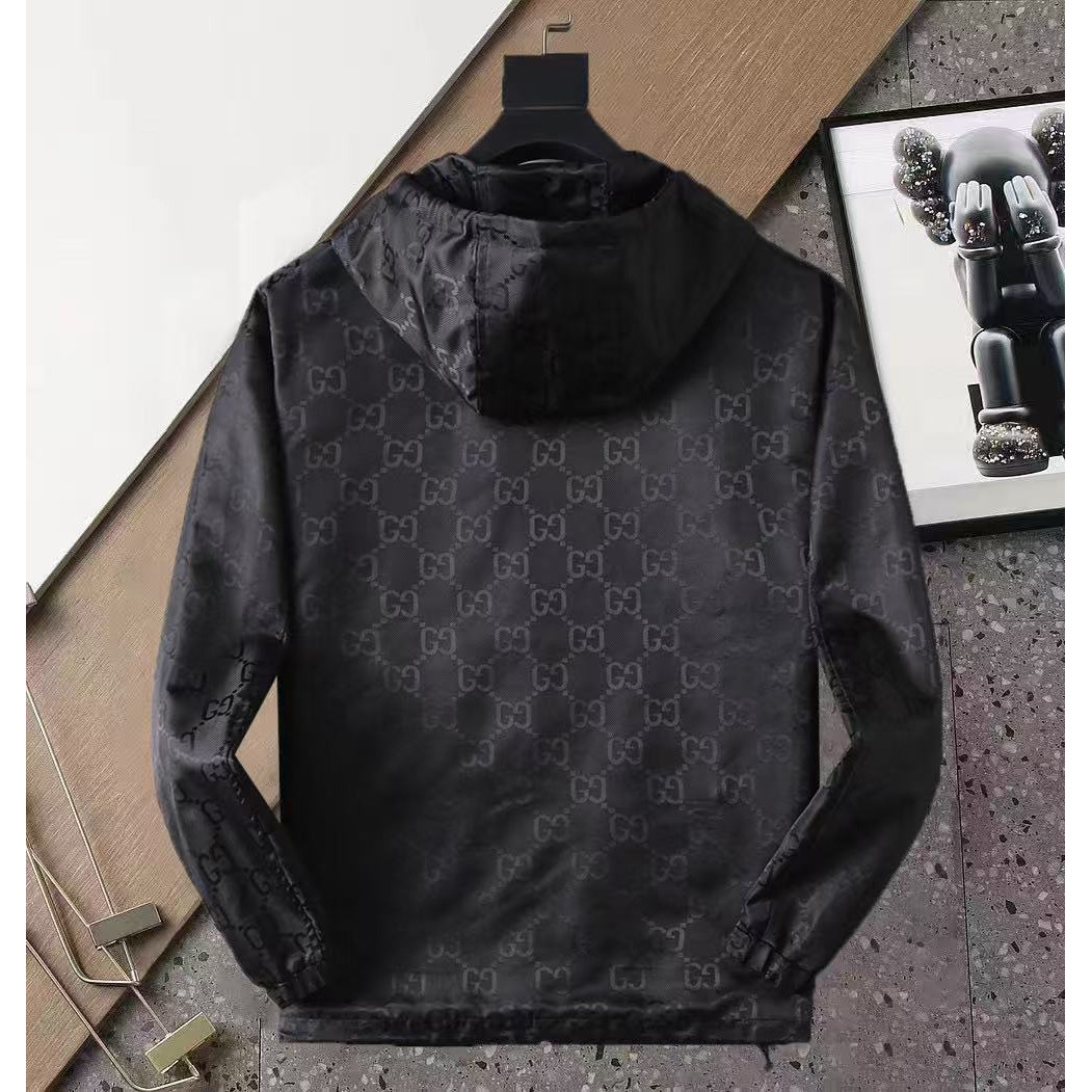 <p>GUCCI 男士夹克外套(黑)</p>