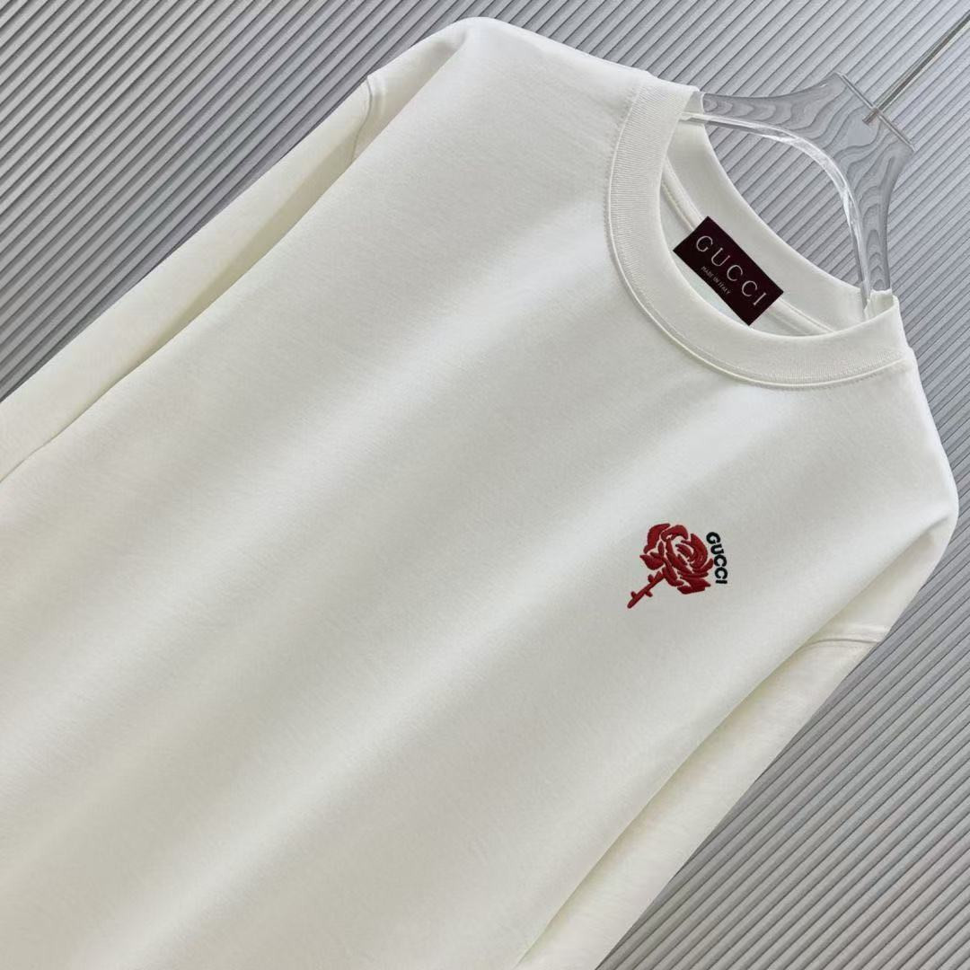<p>GUCCI 长袖卫衣T恤(白)</p>