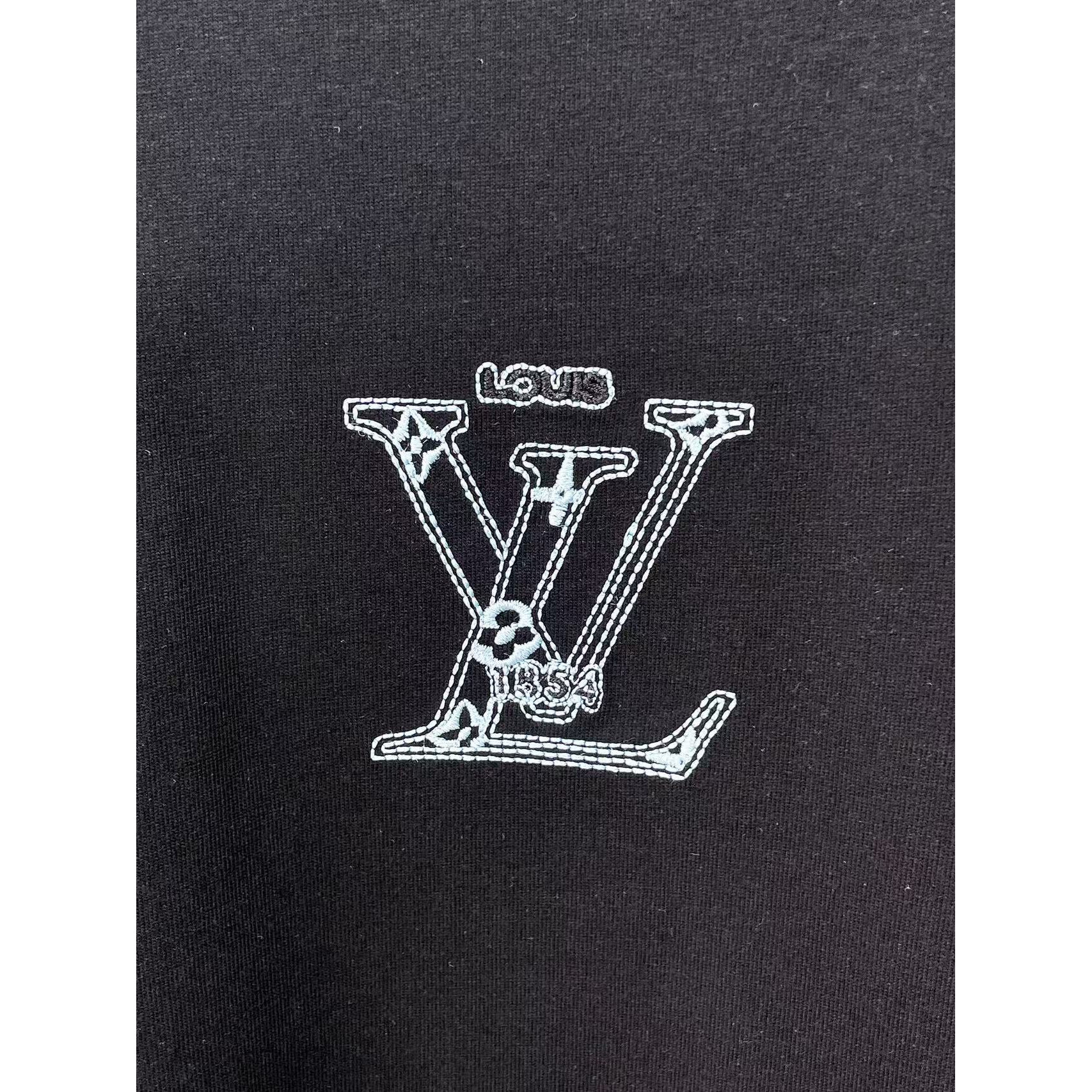 <p>LV 专柜新款短袖T恤(黑)</p>
