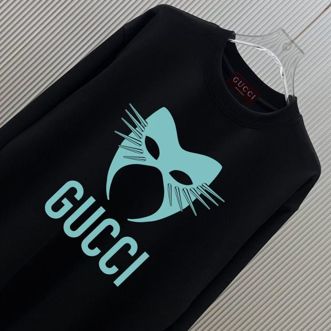 <p>GUCCI 长袖卫衣T恤(黑)</p>