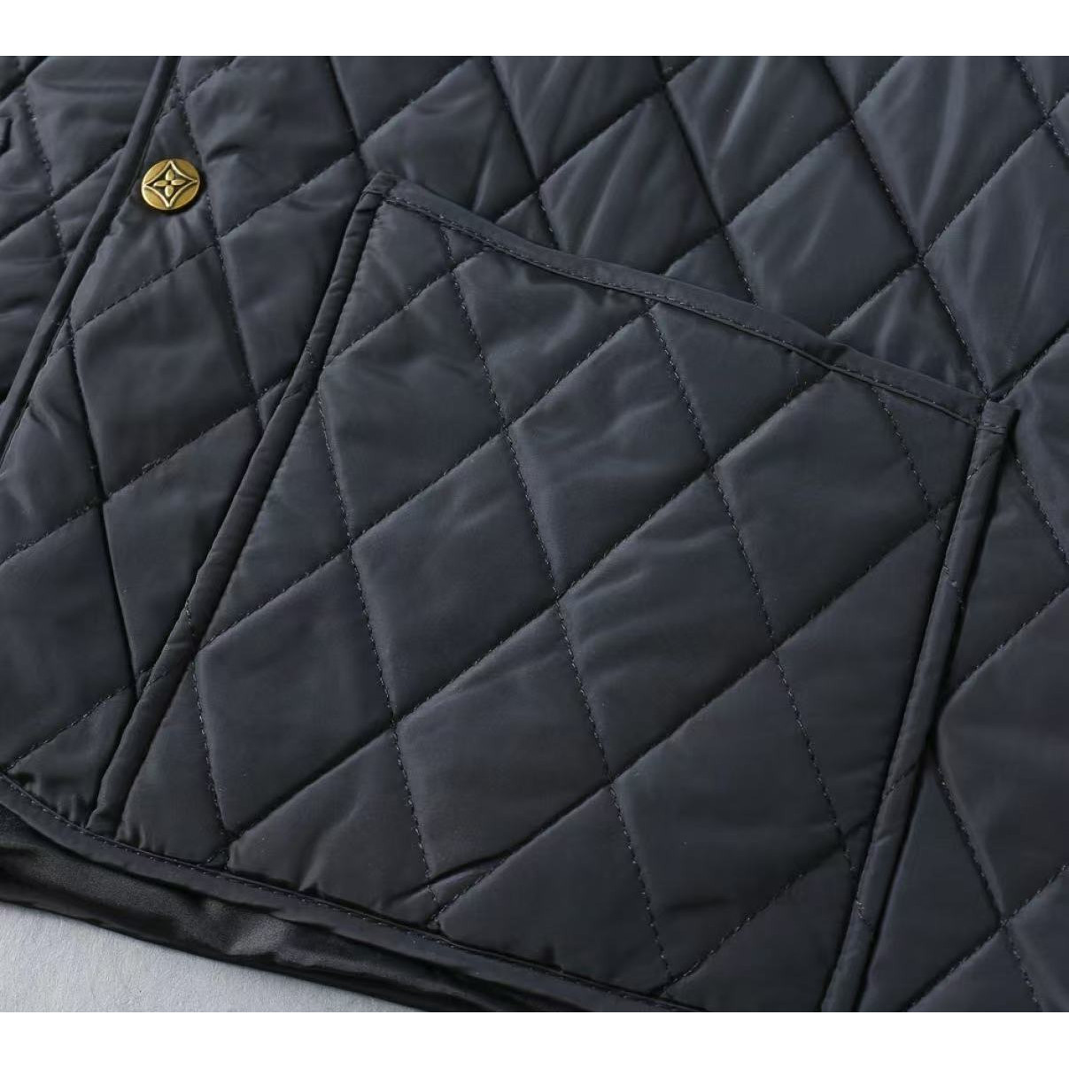 <p>LV 加厚棉服外套(黑)</p>