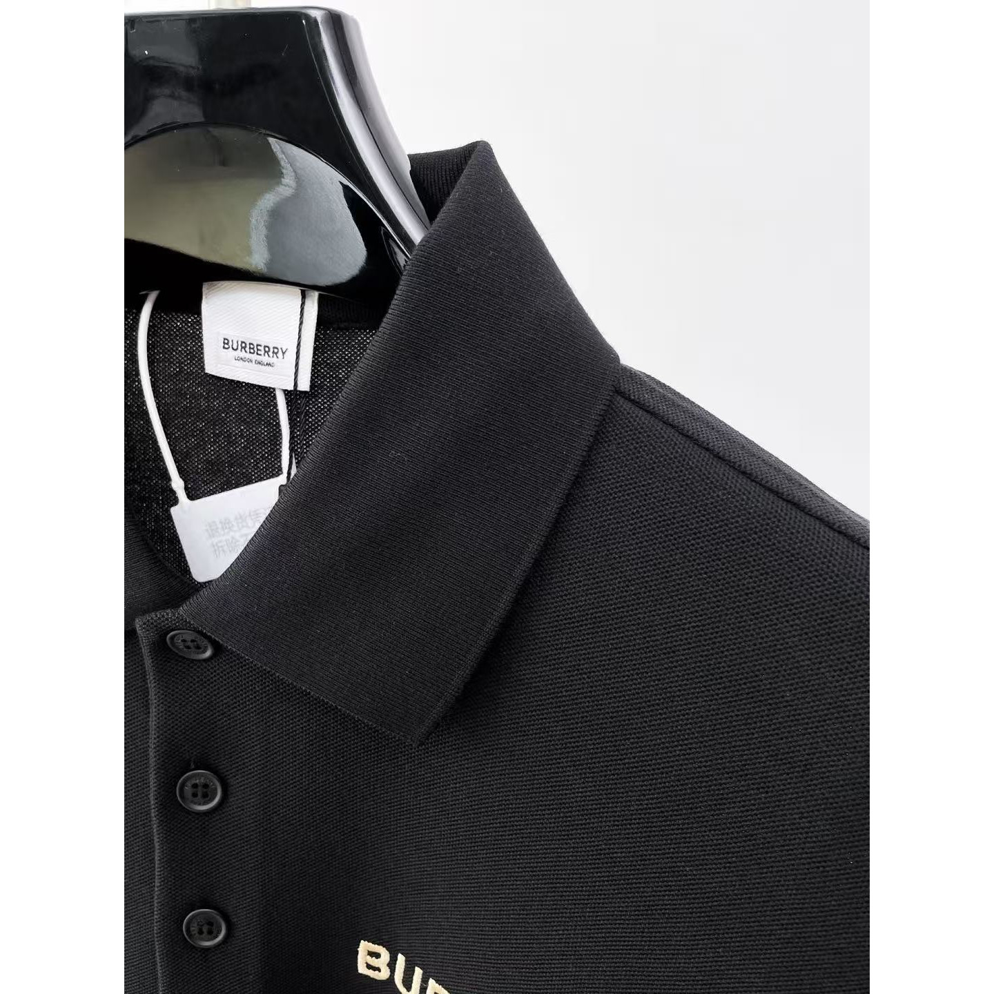 <p>BURBERRY 长袖Polo衫(黑)</p>
