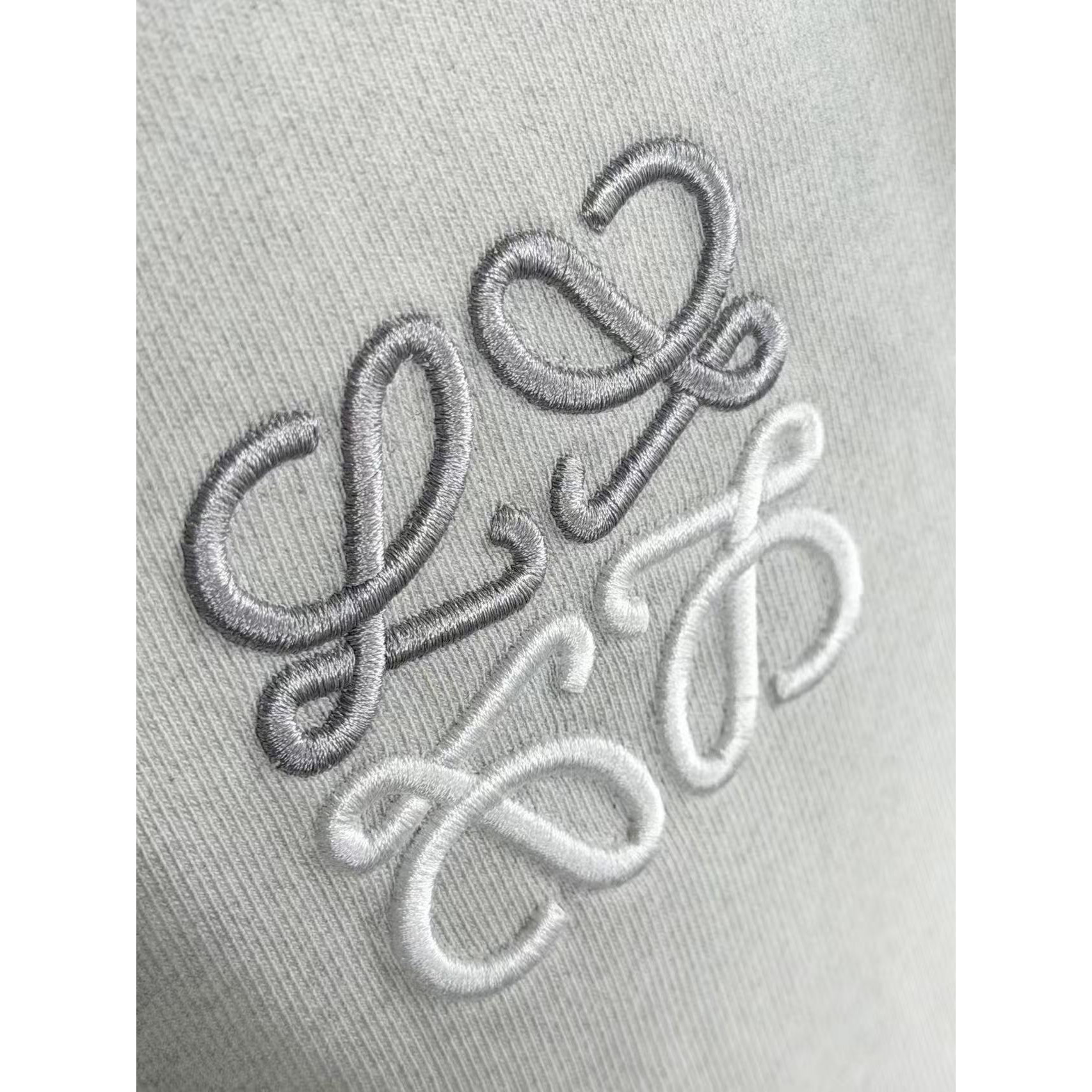 <p>Loewe 洗水圆领卫衣(灰色)</p>