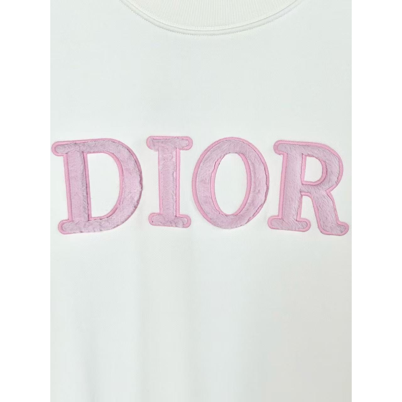 <p>DIOR 刺绣圆领卫衣(白)</p>