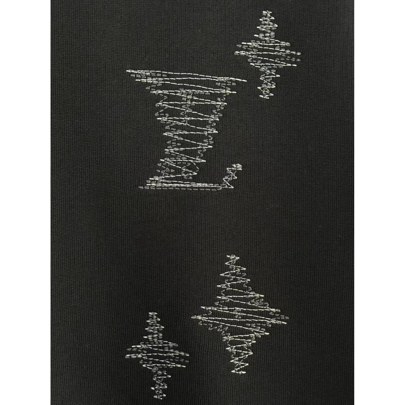 <p>LV 刺绣圆领卫衣(黑)</p>