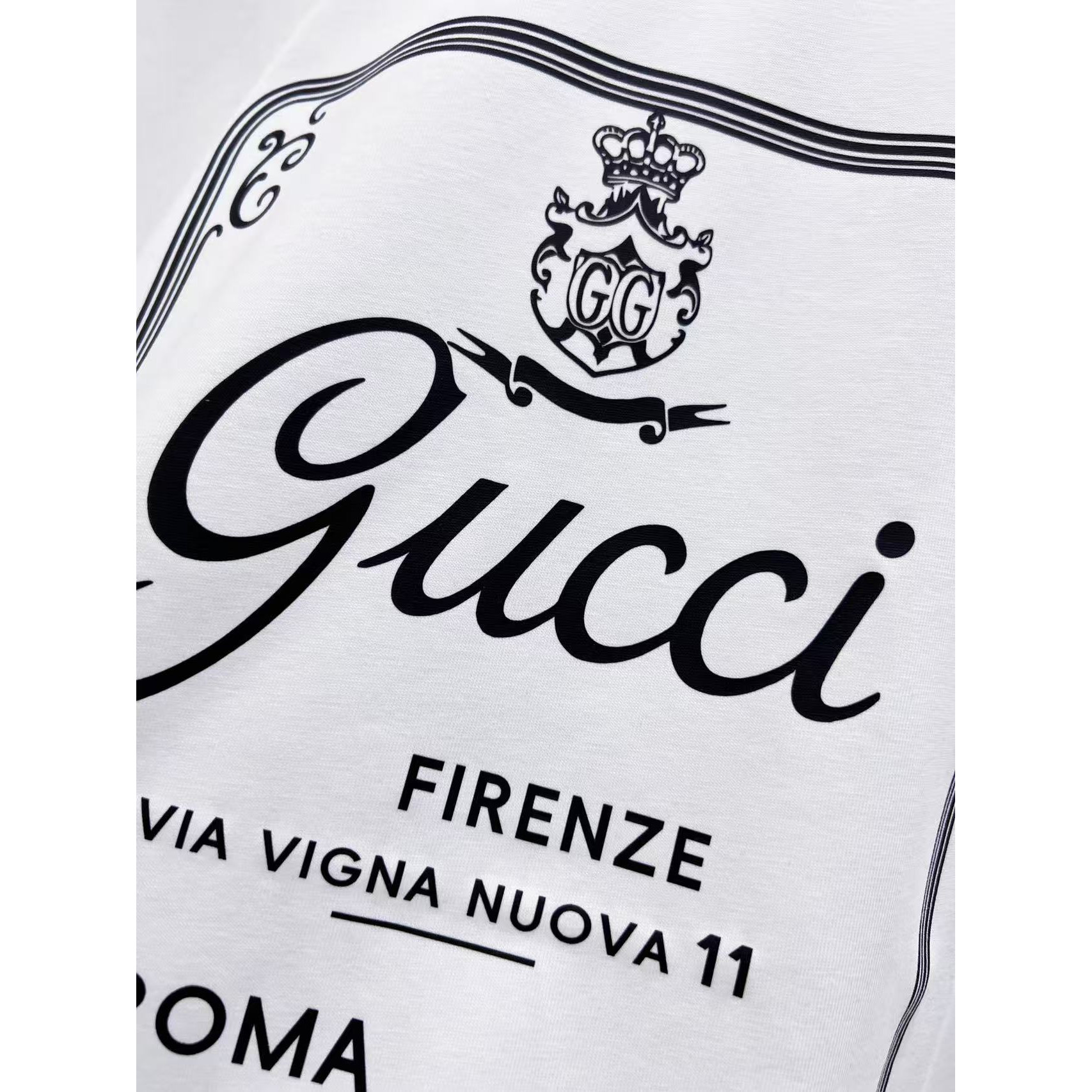 <p>GUCCI 短袖圆领T恤(白)</p>