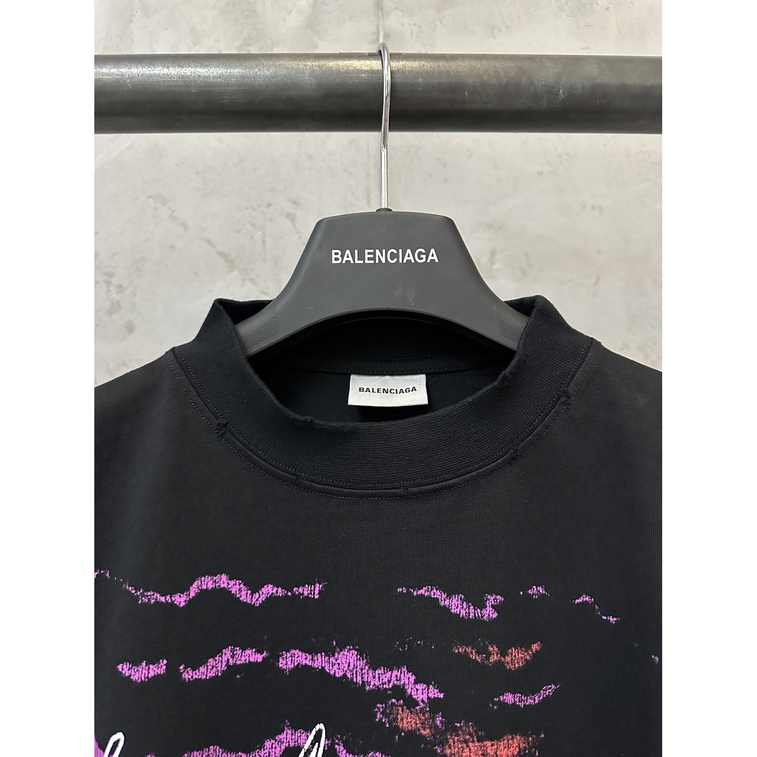 <p>Balenciaga 夕阳西下印花短袖T恤</p>